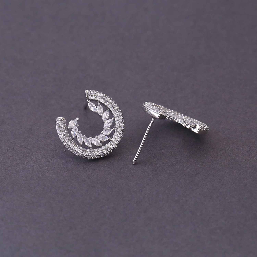 Silver Granny Zirconia Studs