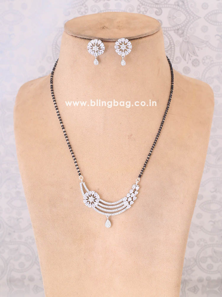 Silver Harlow Mangalsutra Set