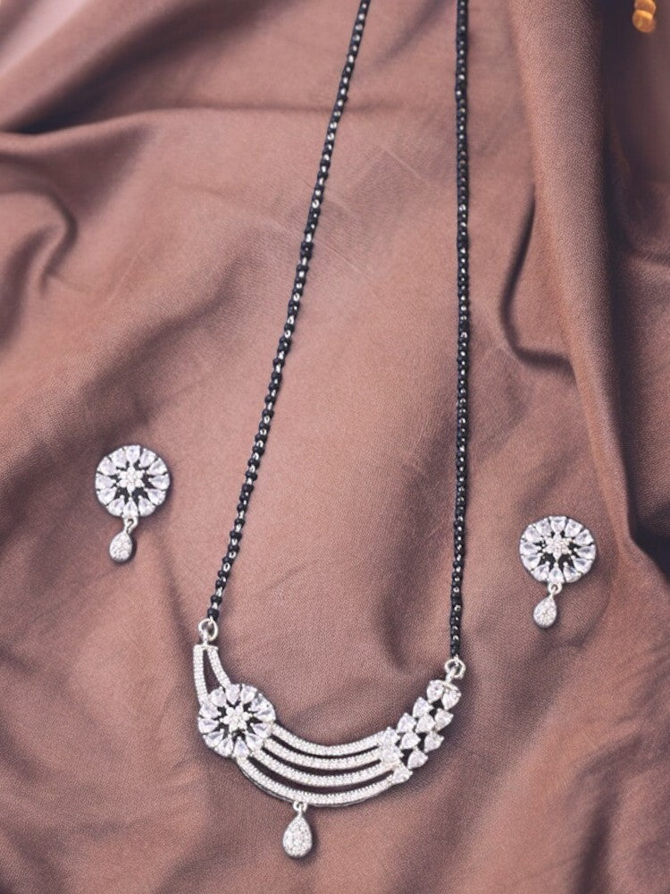 Silver Harlow Mangalsutra Set