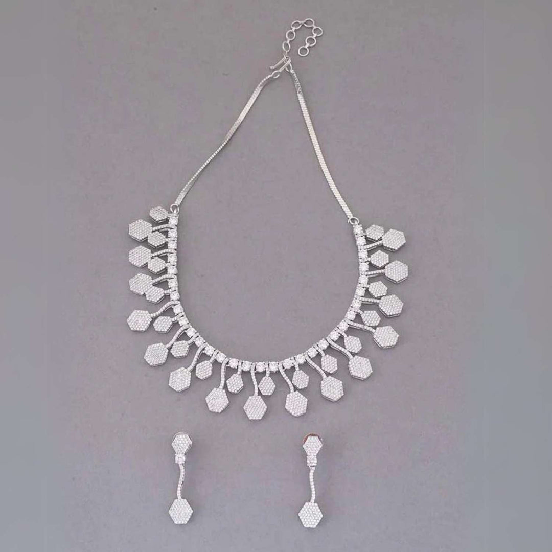 Silver Janelle Zirconia Jewellery Set