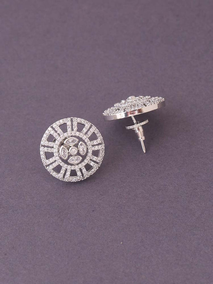 Silver Jona Zirconia Studs