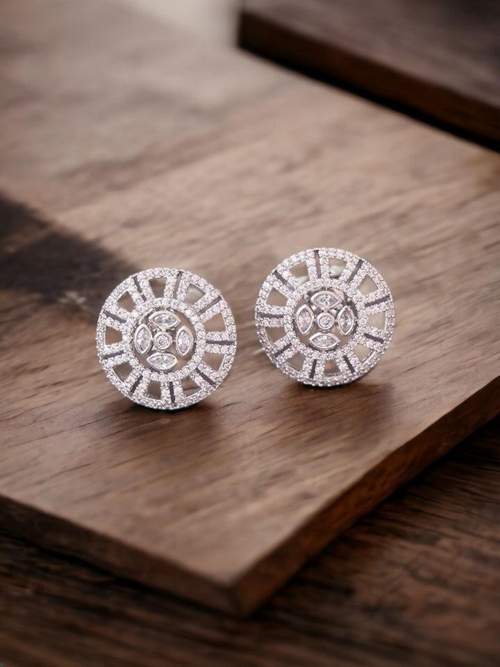 Silver Jona Zirconia Studs