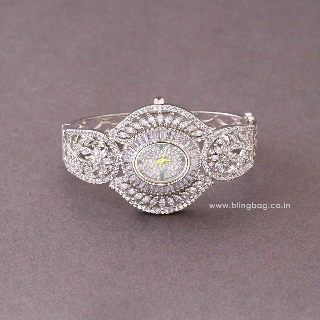 Silver Julialyn Zirconia Watch