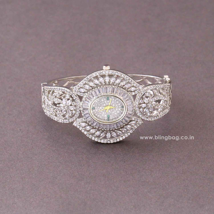 Silver Julialyn Zirconia Watch