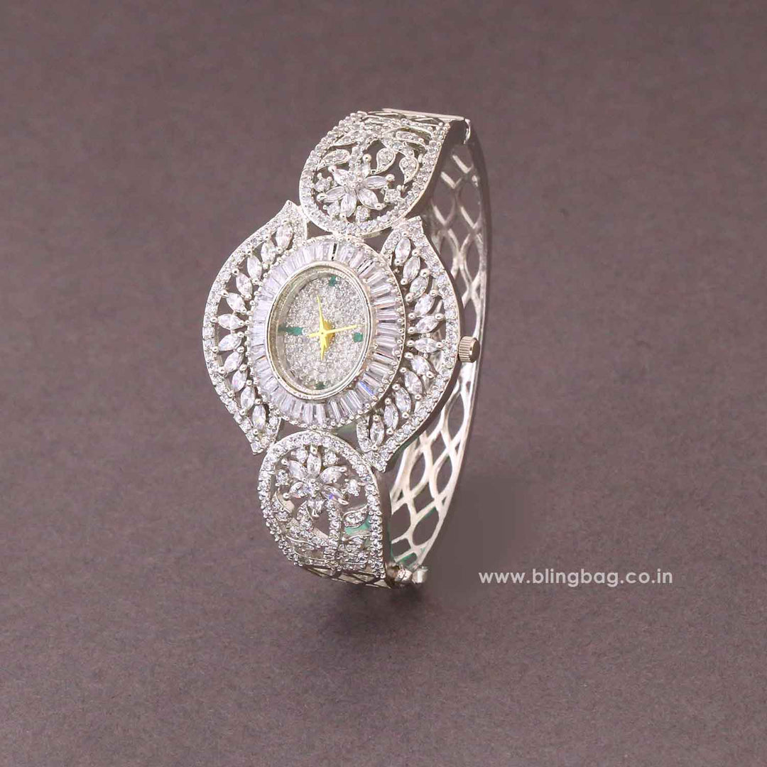 Silver Julialyn Zirconia Watch