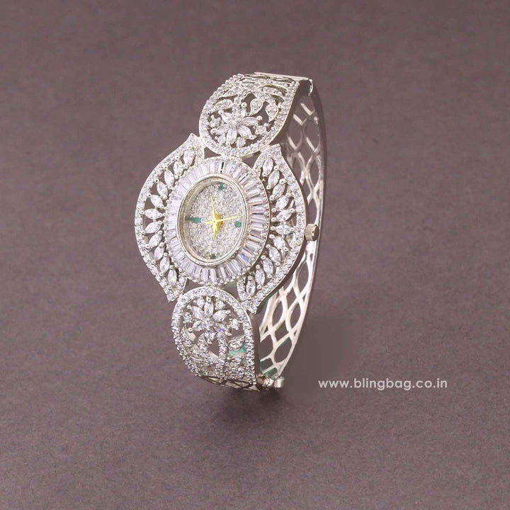 Silver Julialyn Zirconia Watch