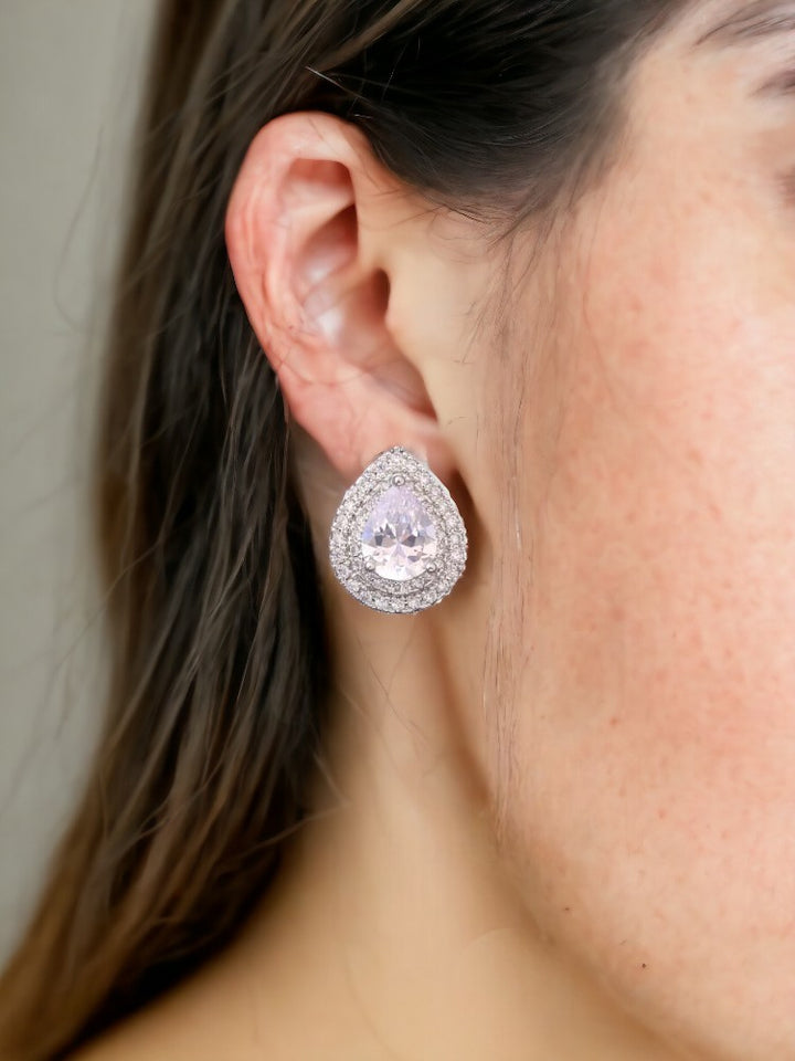 Silver Kine Zirconia Studs