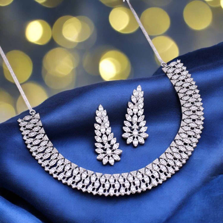 Silver Kirsten Hasli Zirconia Jewellery Set