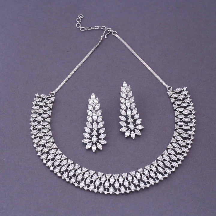 Silver Kirsten Hasli Zirconia Jewellery Set