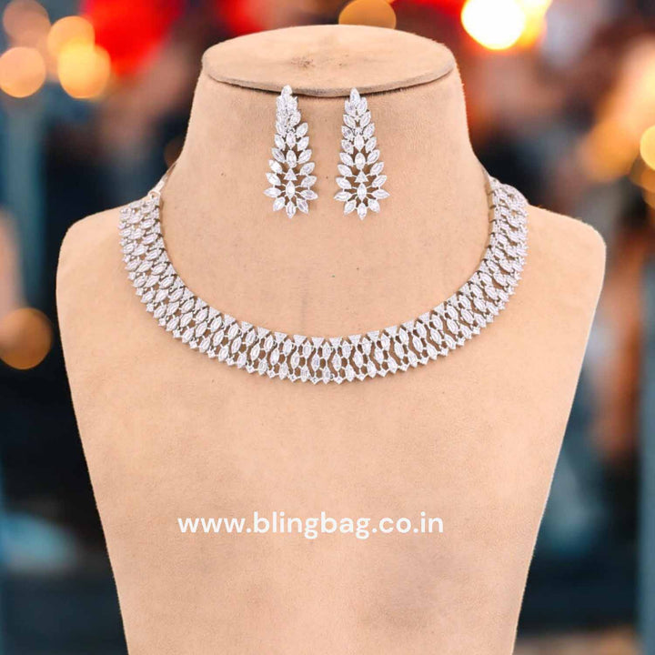 Silver Kirsten Hasli Zirconia Jewellery Set