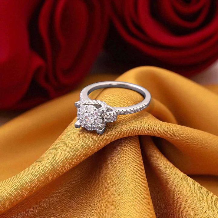 Silver Krish Zirconia Ring