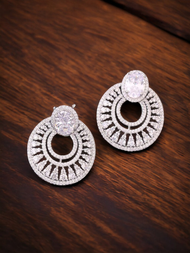 Silver Kristenn Zirconia Studs