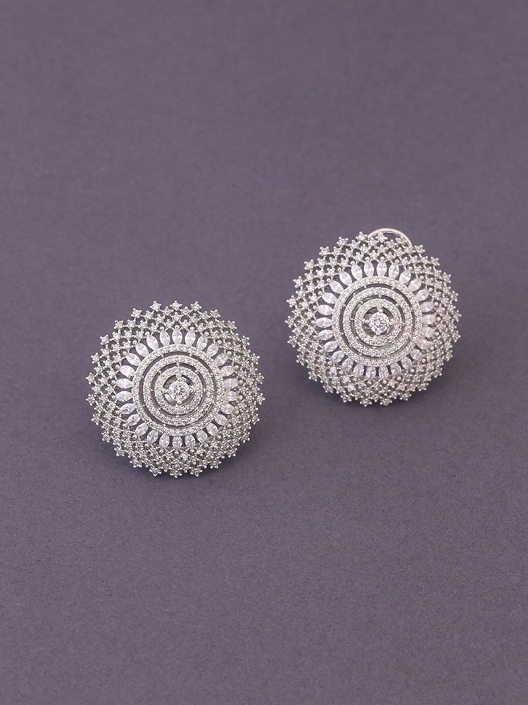 Silver Kristiane Zirconia Studs