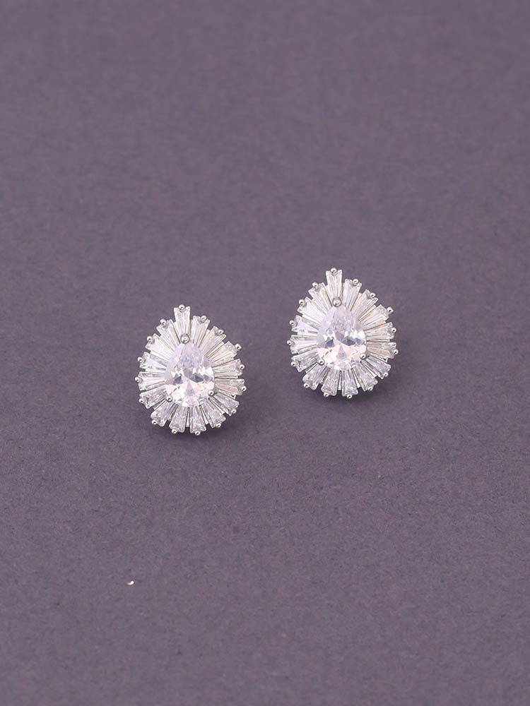 Silver Lark Zirconia Studs