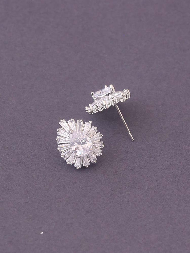 Silver Lark Zirconia Studs
