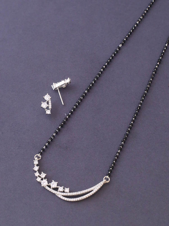 Silver Lia Mangalsutra Set