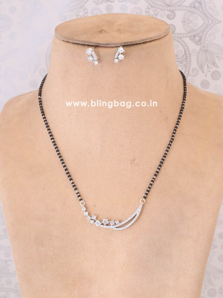 Silver Lia Mangalsutra Set