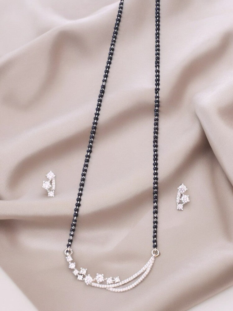 Silver Lia Mangalsutra Set