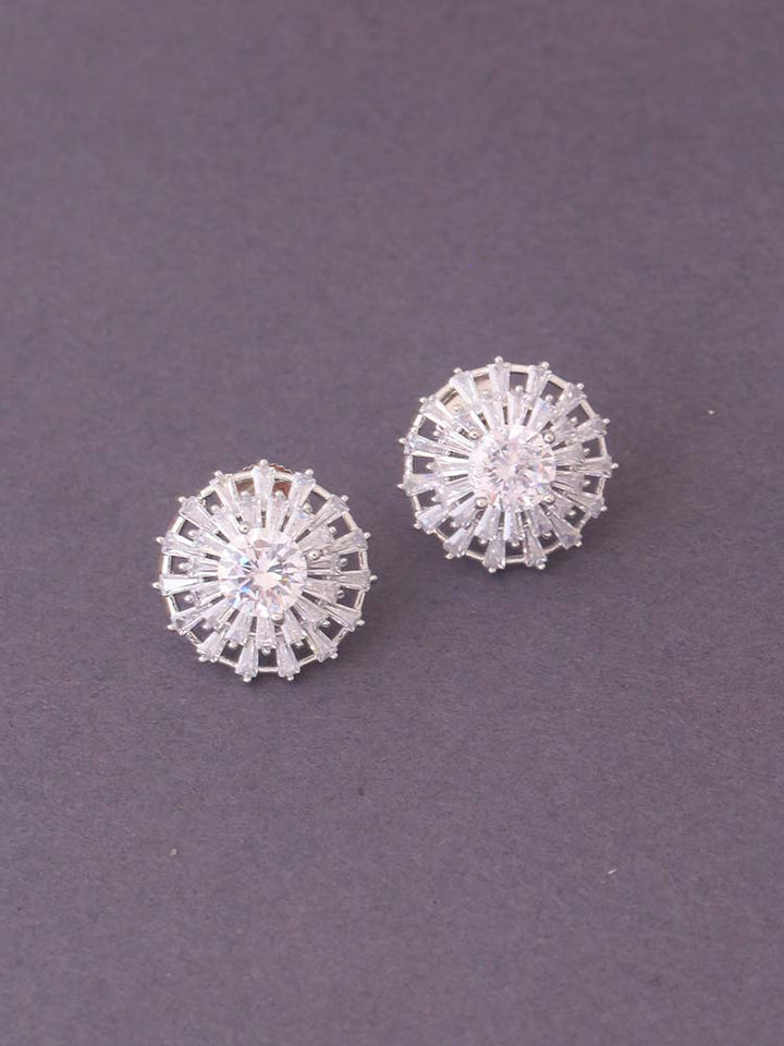 Silver Lilith Zirconia Studs