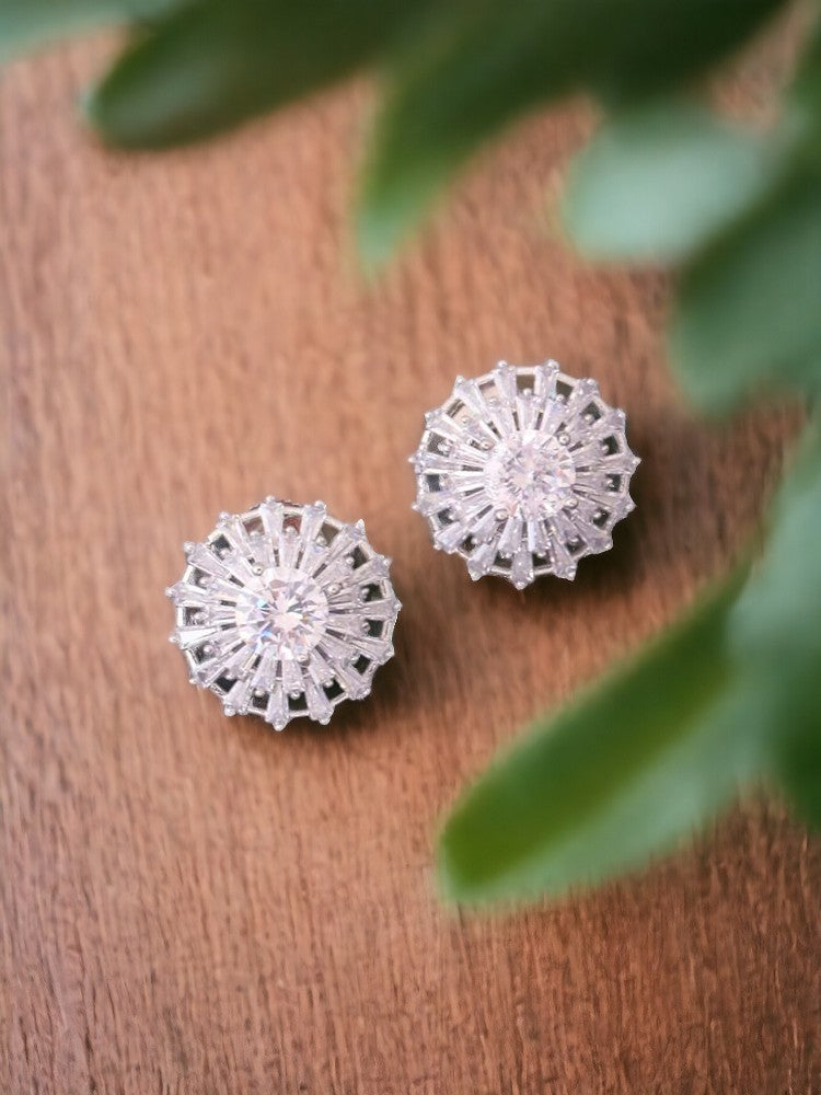 Silver Lilith Zirconia Studs