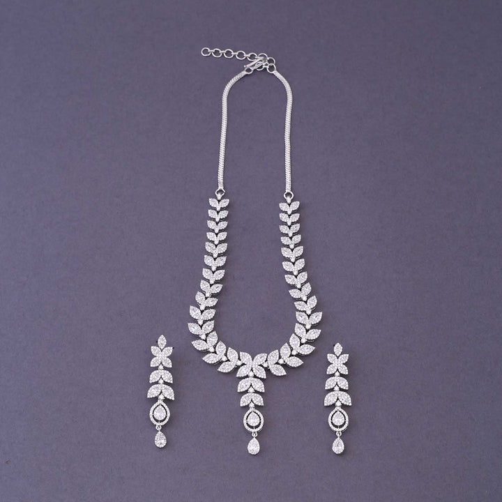 Silver Lovis Zirconia Jewellery Set