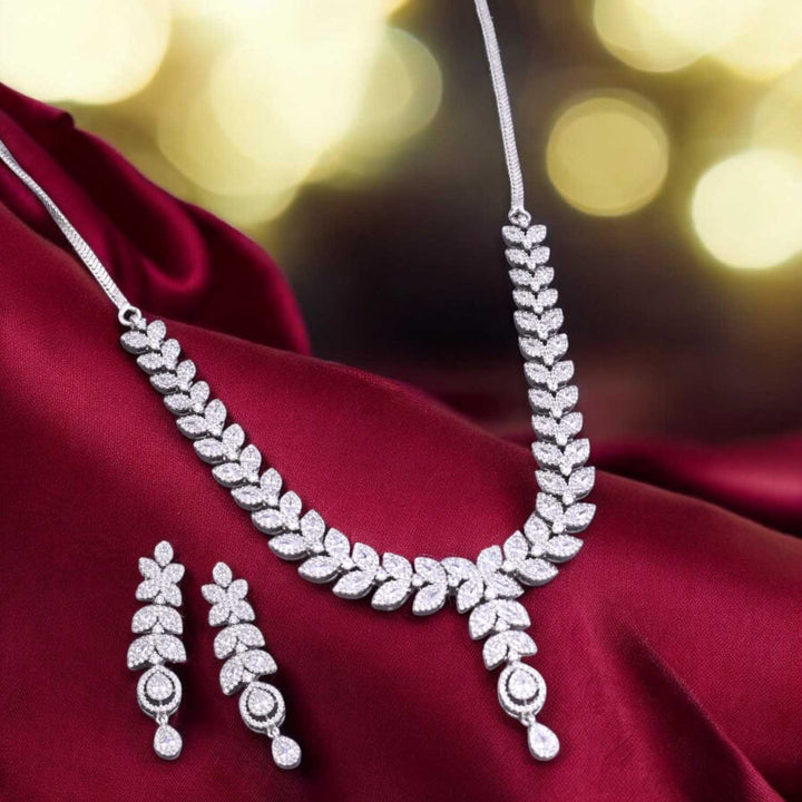 Silver Lovis Zirconia Jewellery Set