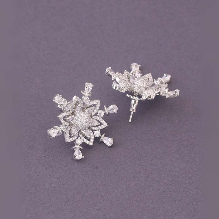 Silver Marthe Zirconia Studs