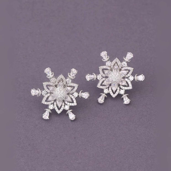 Silver Marthe Zirconia Studs