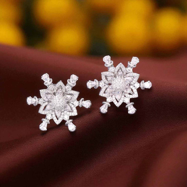 Silver Marthe Zirconia Studs