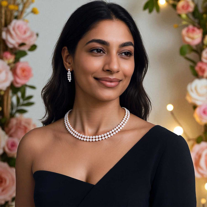 Silver Millie Zirconia Jewellery Set