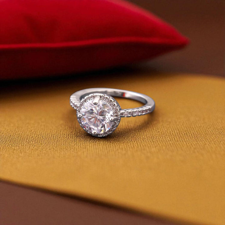 Silver Nacoma Zirconia Ring