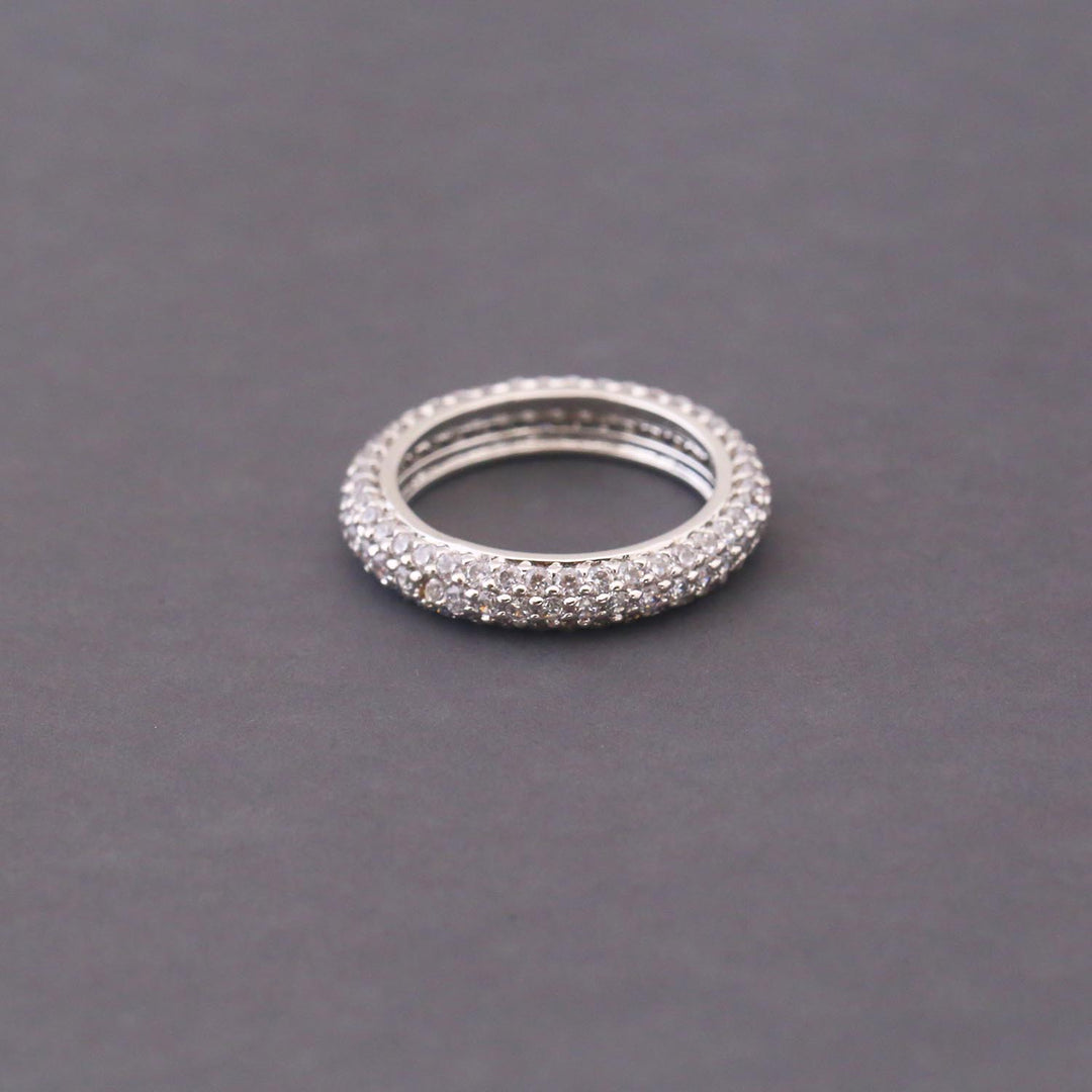 Silver Oksana Zirconia Ring