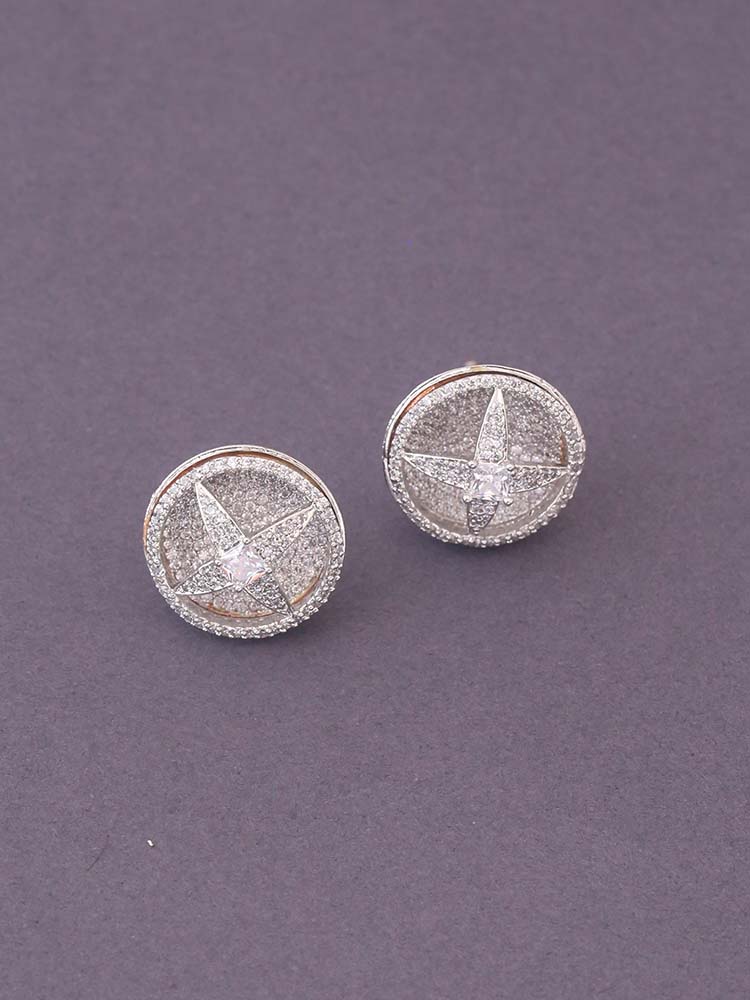 Silver Oline Zirconia Studs