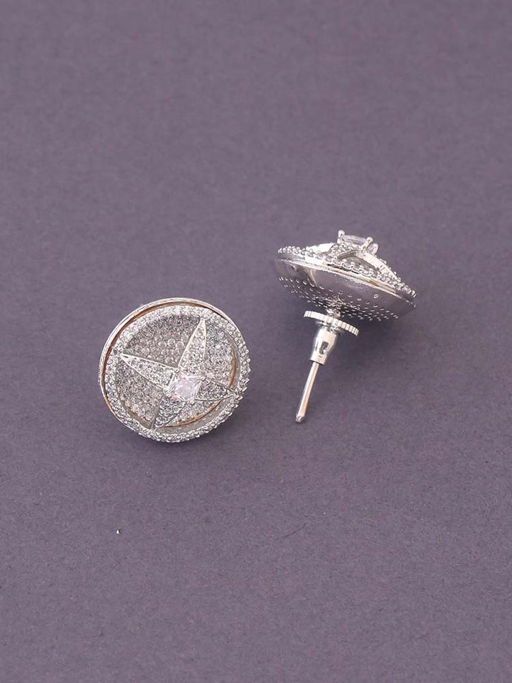 Silver Oline Zirconia Studs