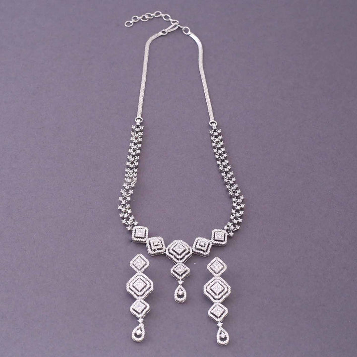 Silver Pakiry Zirconia Jewellery Set