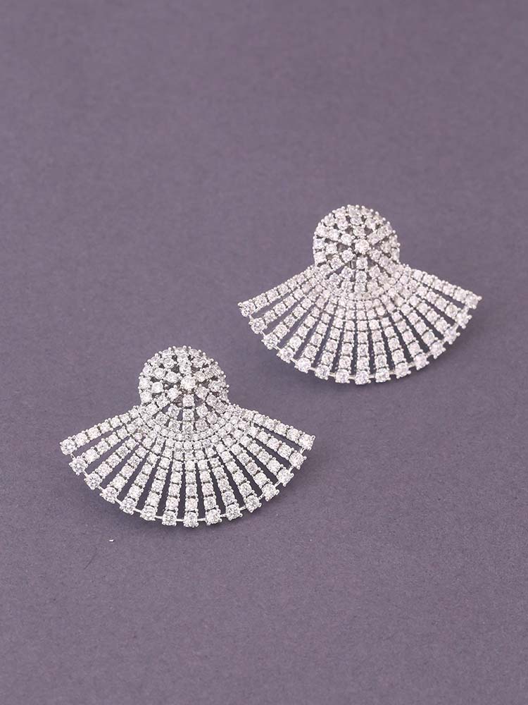 Silver Pernille Zirconia Studs