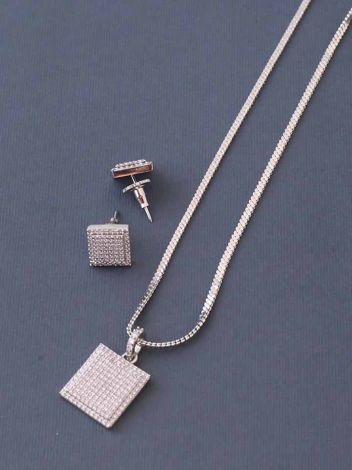 Silver Piper Pendant Set