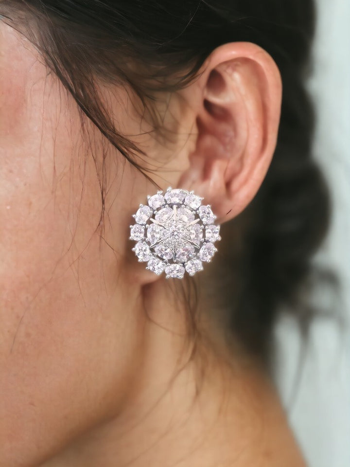 Silver Rannveig Zirconia Studs