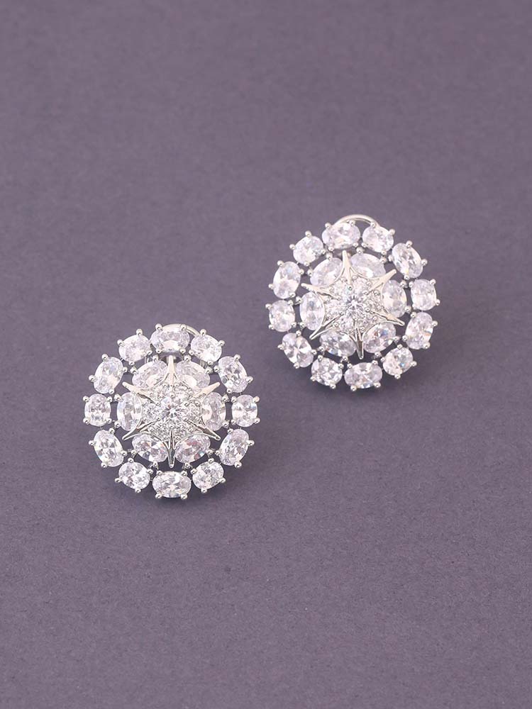 Silver Rannveig Zirconia Studs