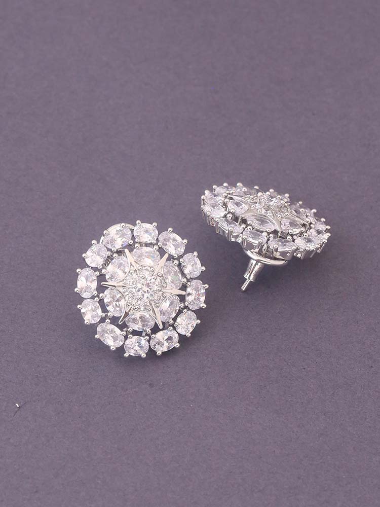 Silver Rannveig Zirconia Studs