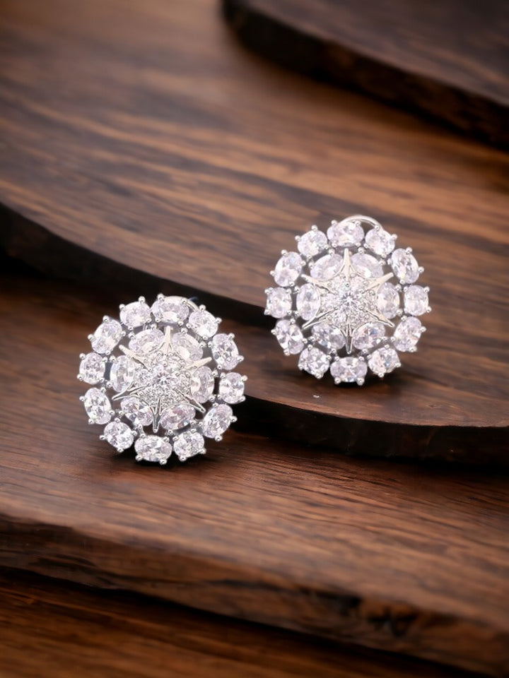 Silver Rannveig Zirconia Studs