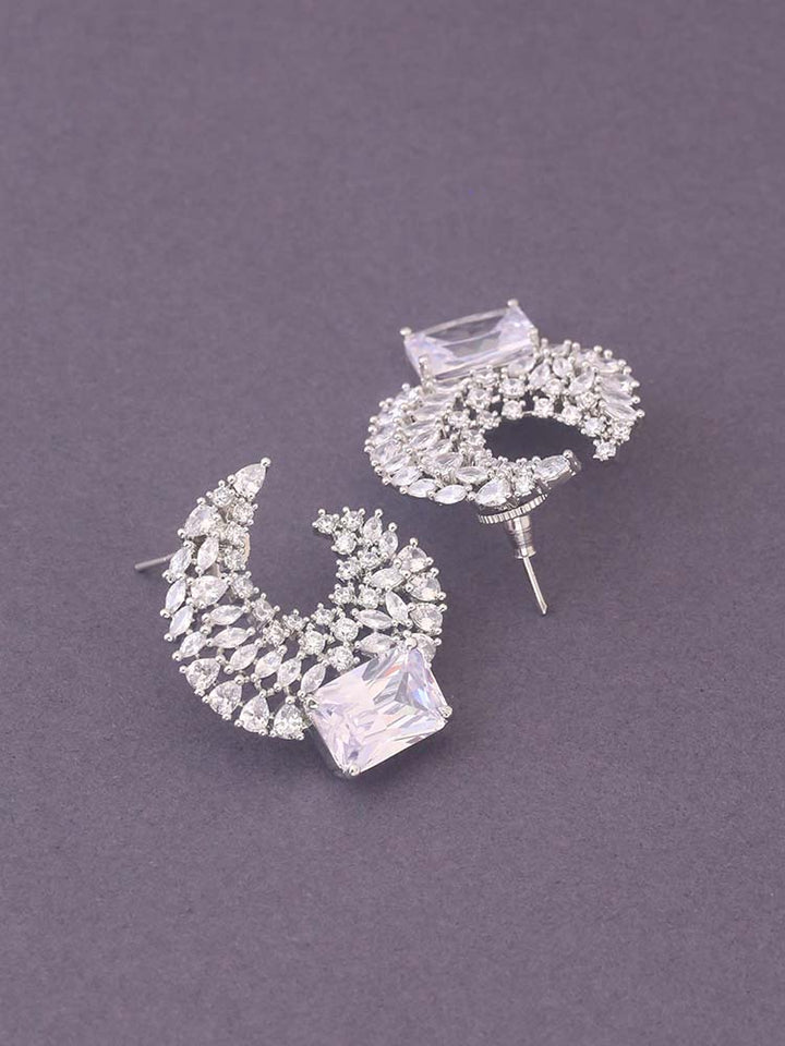 Silver Readin Zirconia Studs