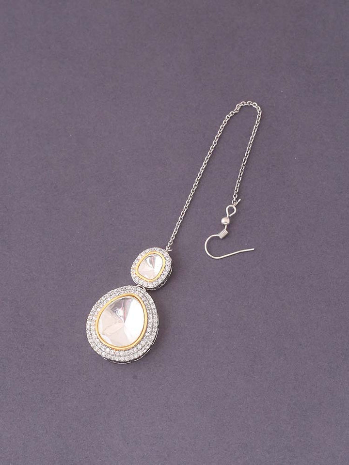 Silver Rency Maang  Tikka