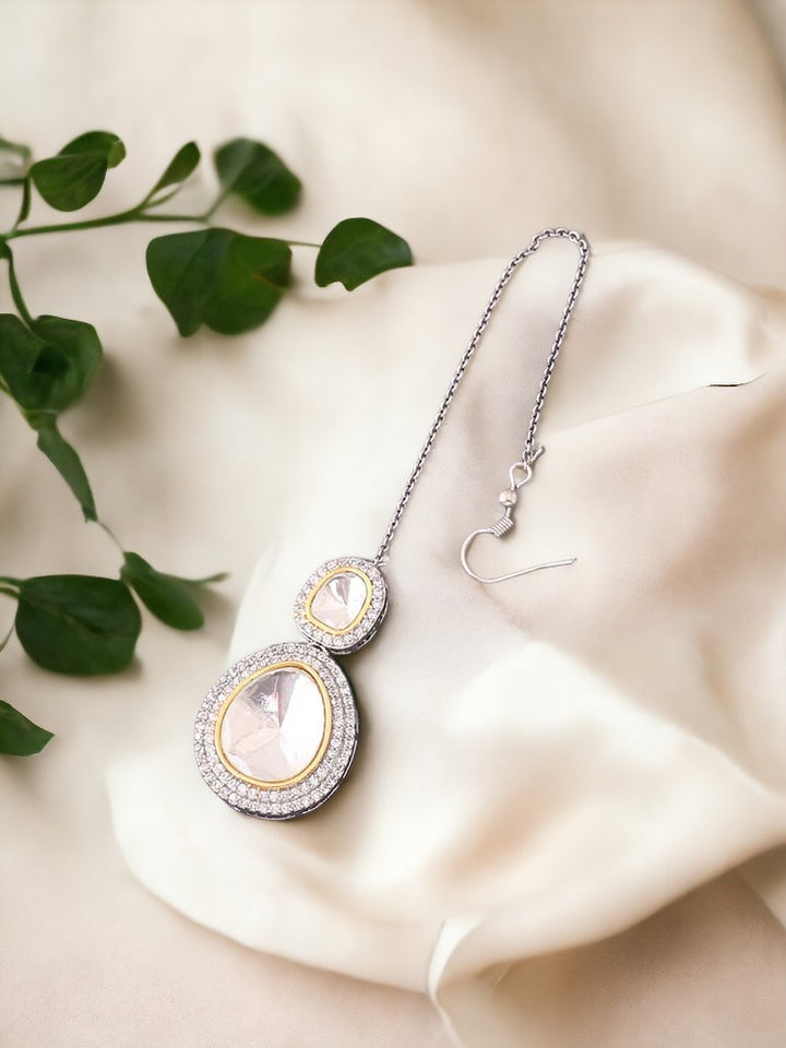 Silver Rency Maang  Tikka