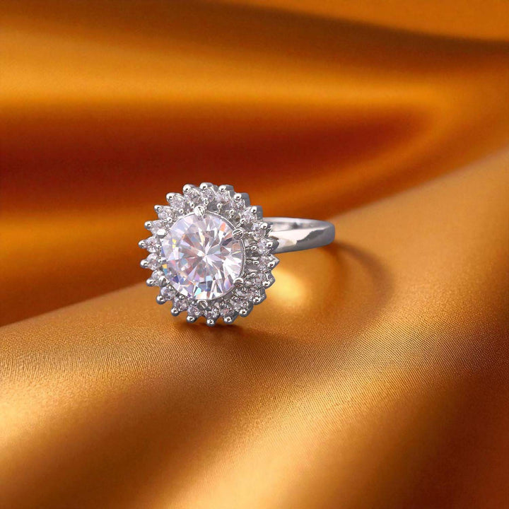 Silver Rico Solitaire Zirconia Ring