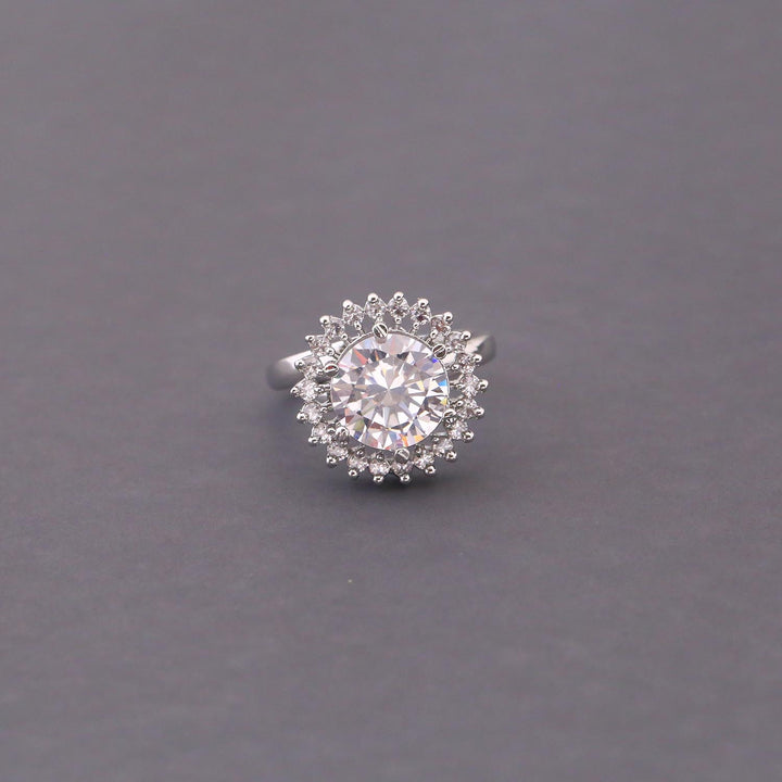 Silver Rico Solitaire Zirconia Ring