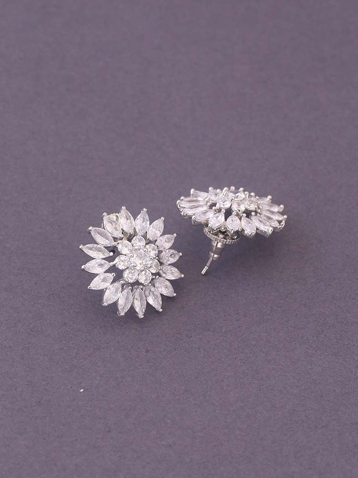 Silver Rigmor Zirconia Studs