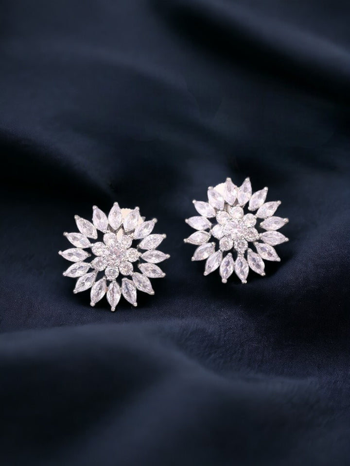 Silver Rigmor Zirconia Studs