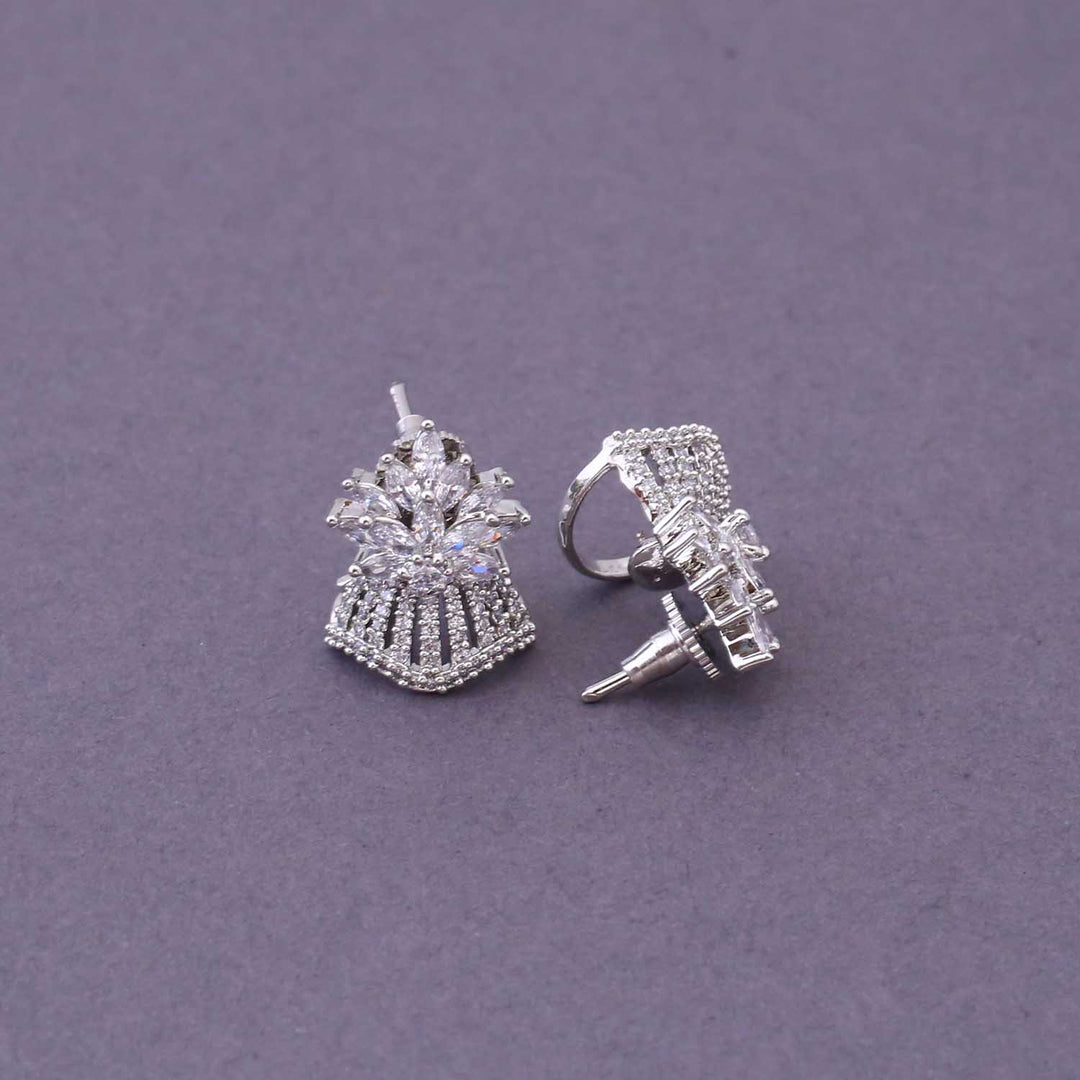 Silver Ryder Zirconia Studs