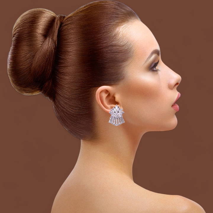 Silver Ryder Zirconia Studs